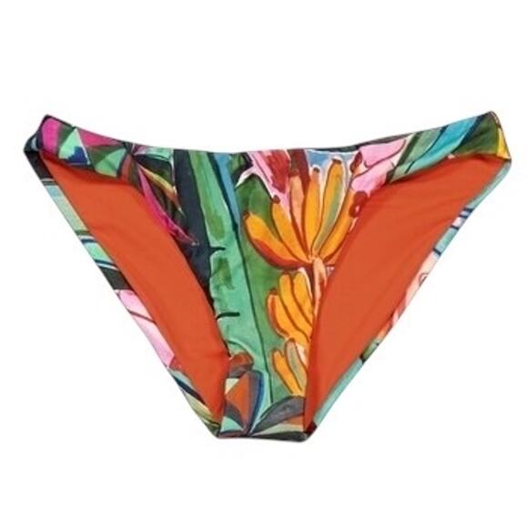 NWT! Farm Rio Banana Foliage Print Bikini Bottoms - Size Medium - Picture 3 of 5